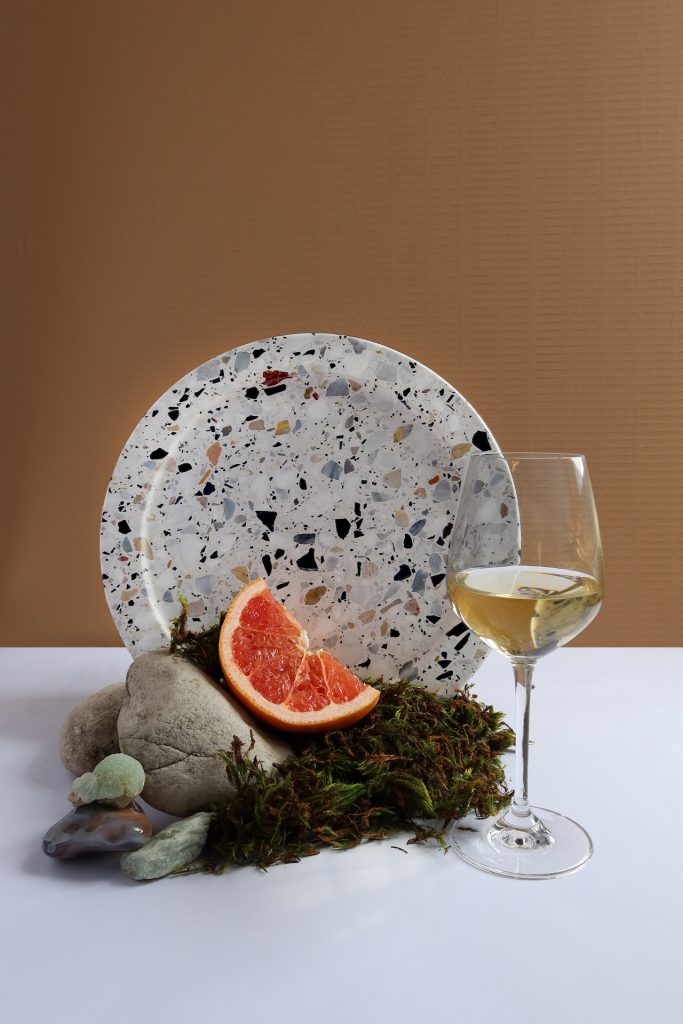 Terrazzo platters by Studio AN & The Dialogue Room